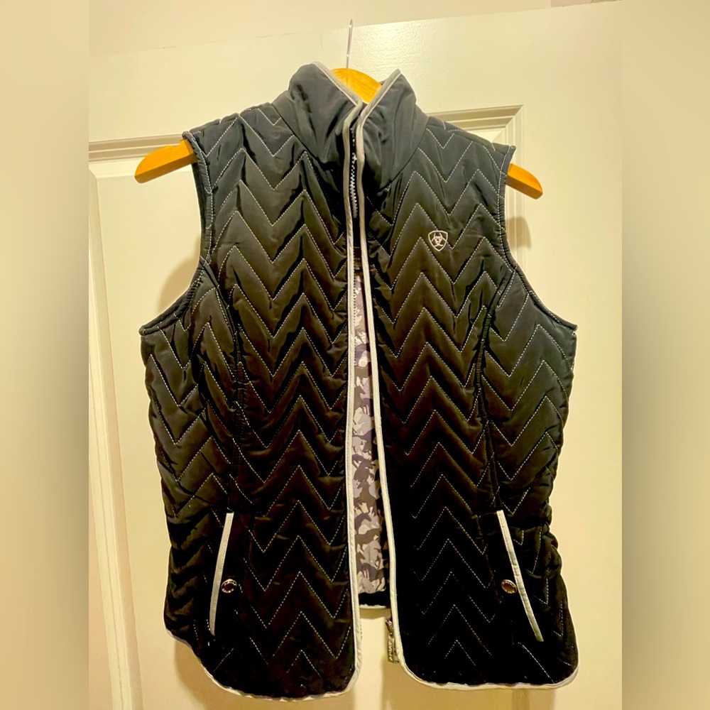 Ariat Black Quilted Vest